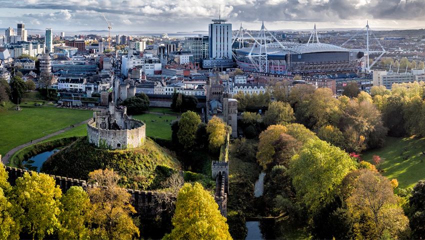 Cardiff surprises with many parks and green spaces